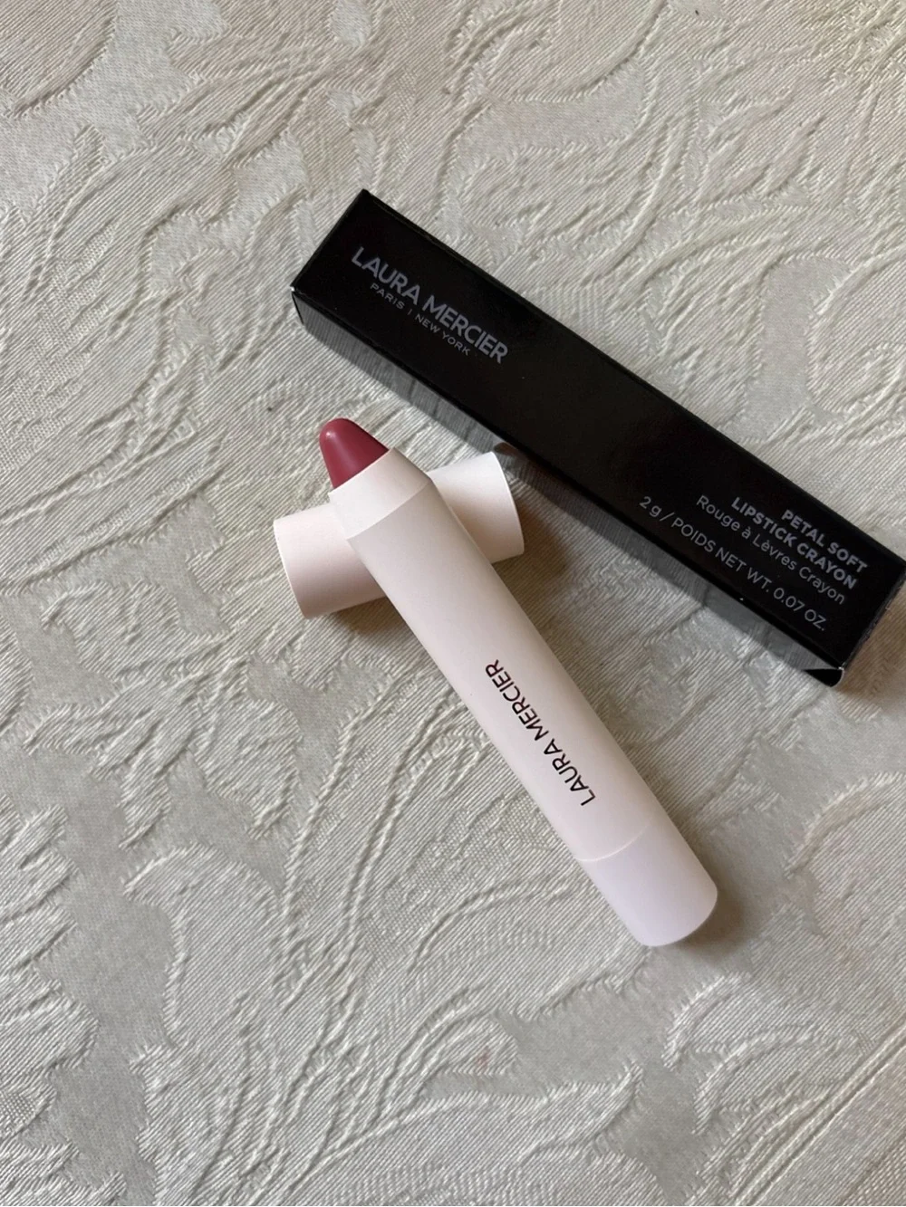 Laura Mercier Petal Soft Lipstick Crayon in Elodie 340 BNIB